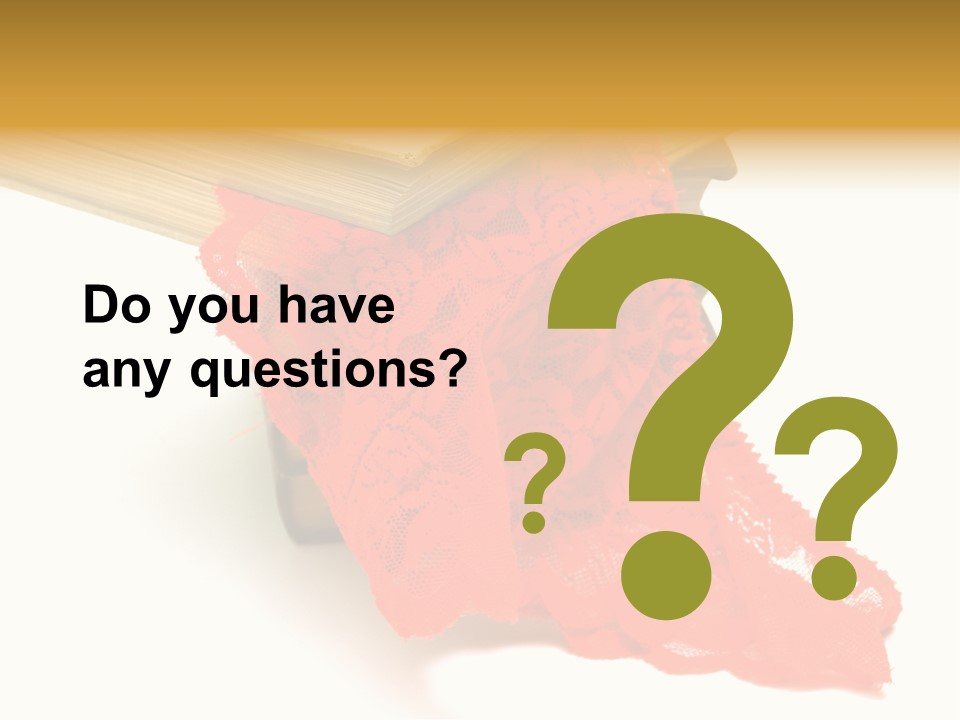 Fetishes White Female PowerPoint Template