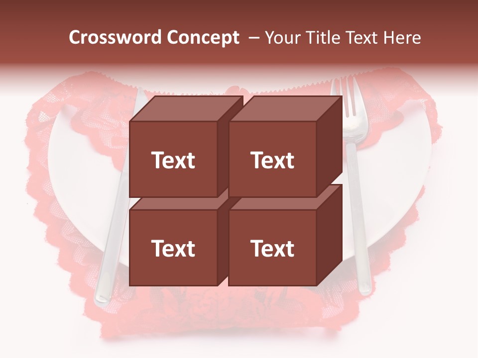 Panties Silk Beautiful PowerPoint Template