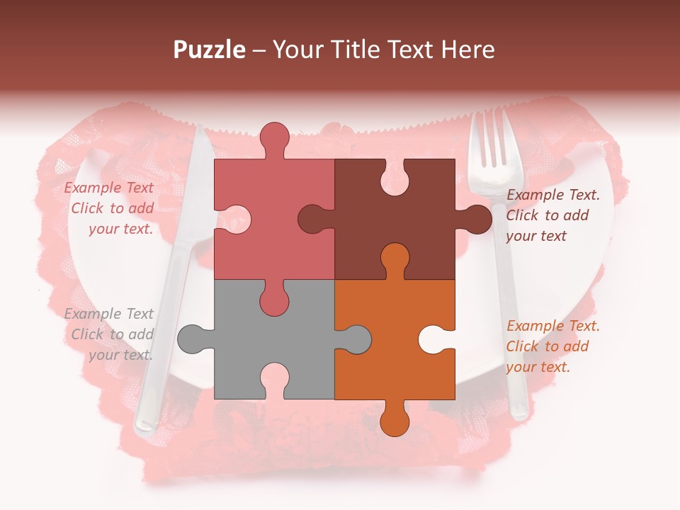 Panties Silk Beautiful PowerPoint Template