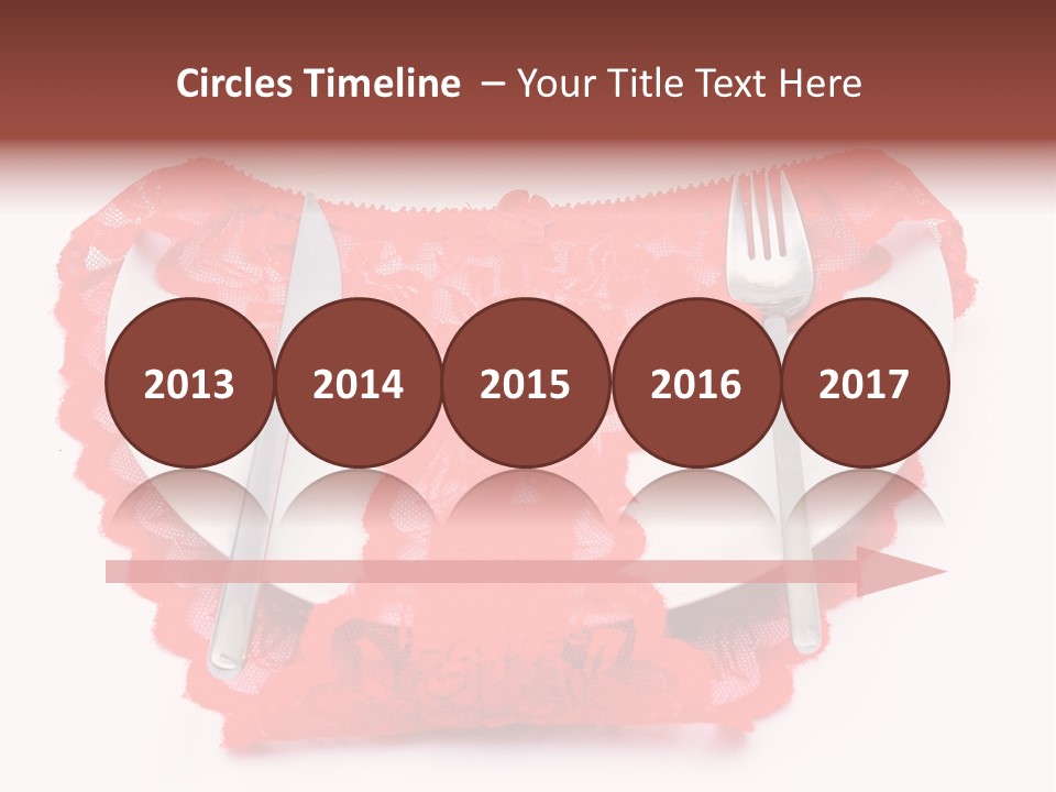 Panties Silk Beautiful PowerPoint Template