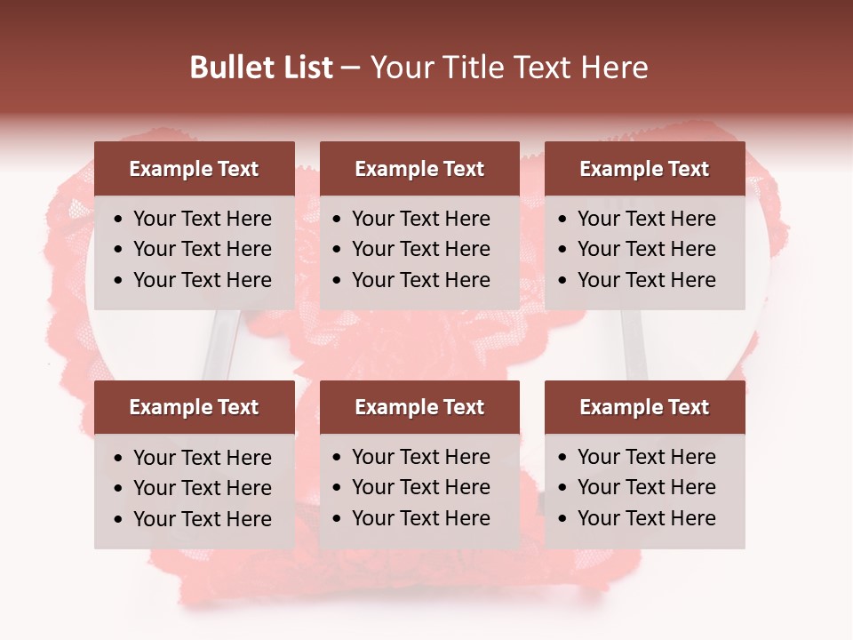 Panties Silk Beautiful PowerPoint Template