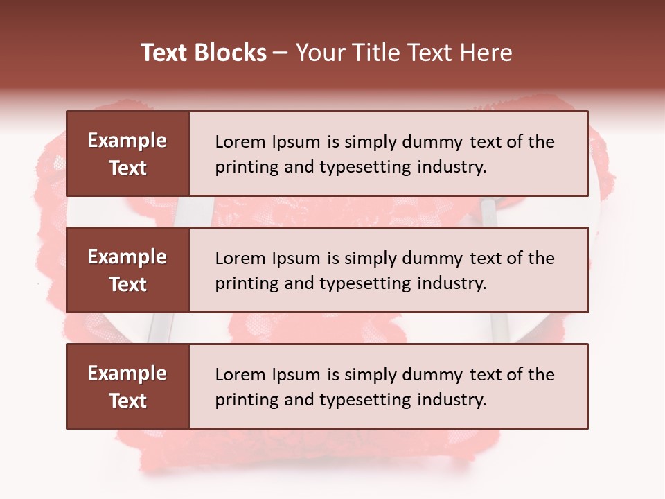 Panties Silk Beautiful PowerPoint Template