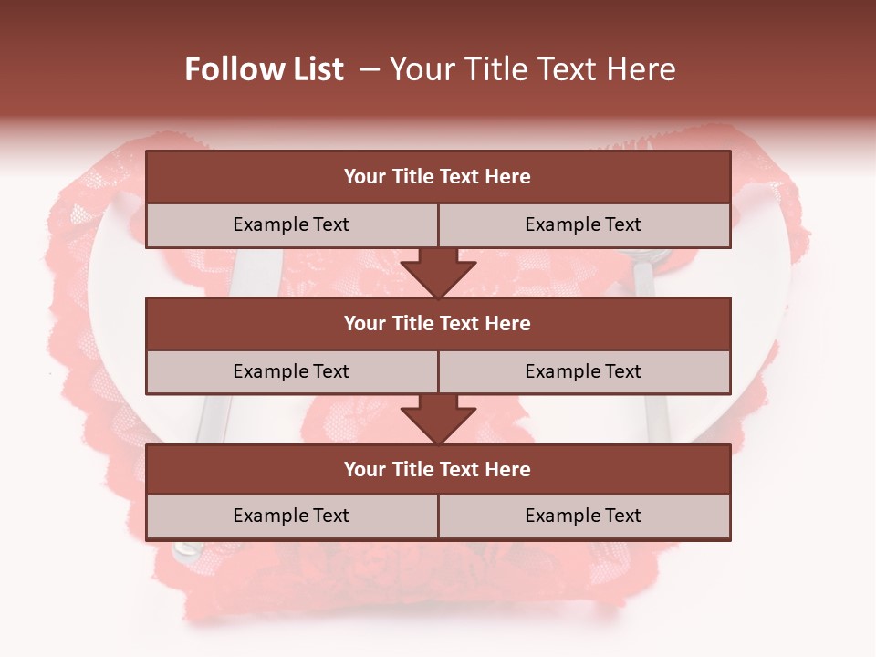 Panties Silk Beautiful PowerPoint Template