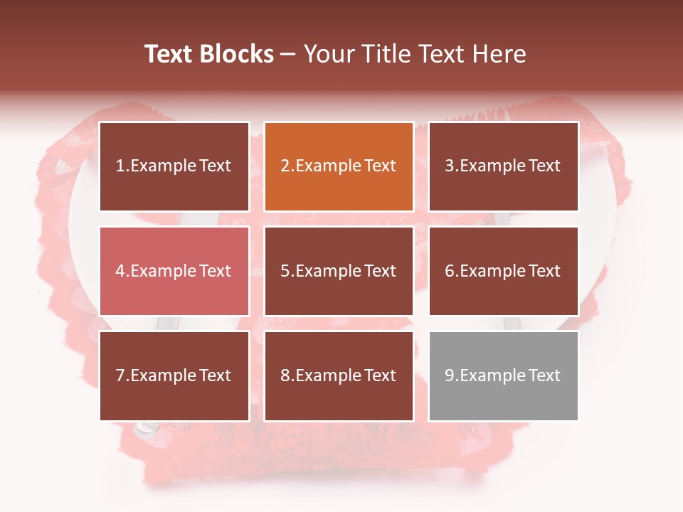 Panties Silk Beautiful PowerPoint Template