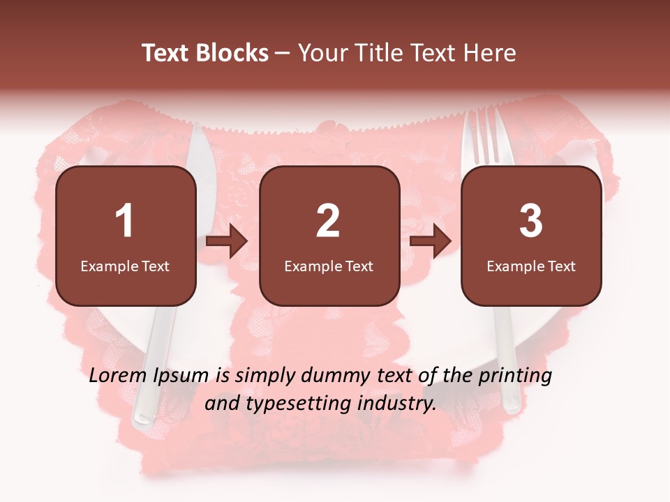 Panties Silk Beautiful PowerPoint Template