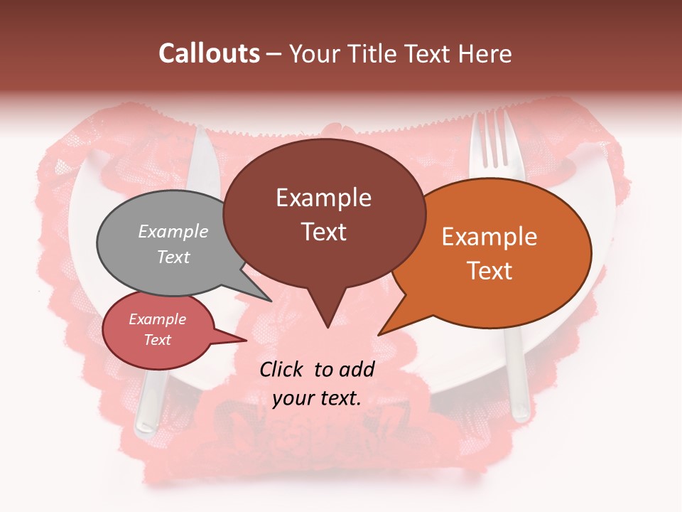 Panties Silk Beautiful PowerPoint Template