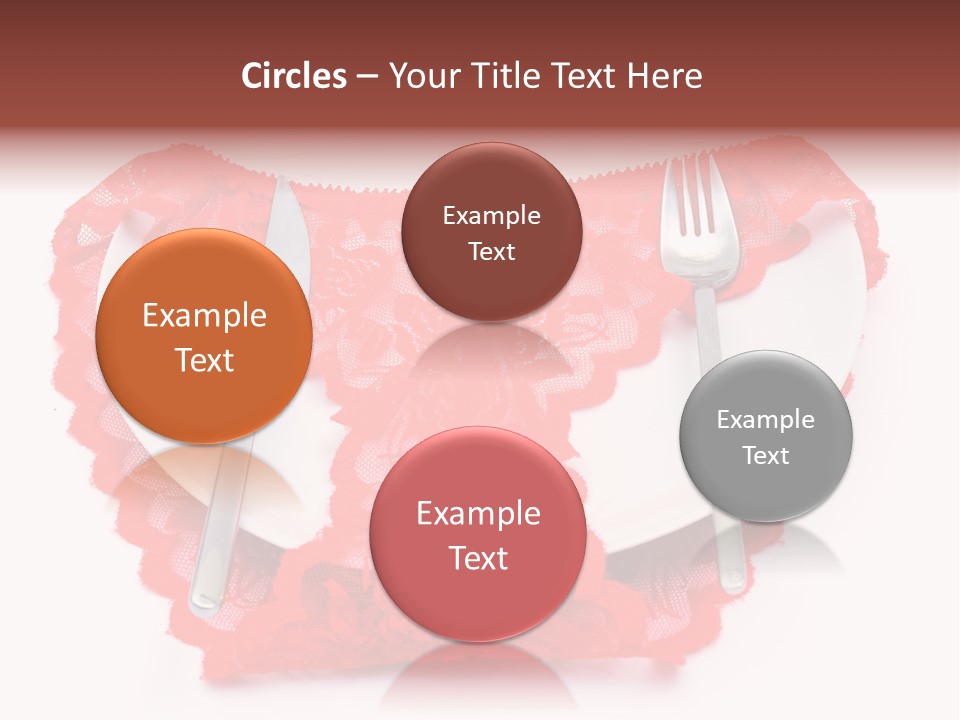 Panties Silk Beautiful PowerPoint Template