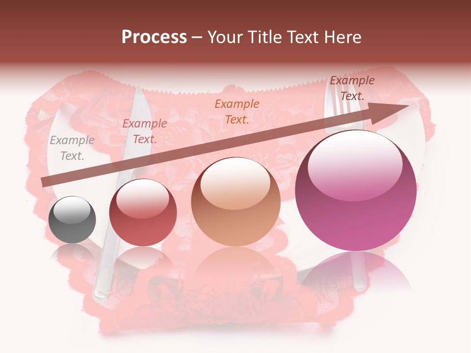 Panties Silk Beautiful PowerPoint Template