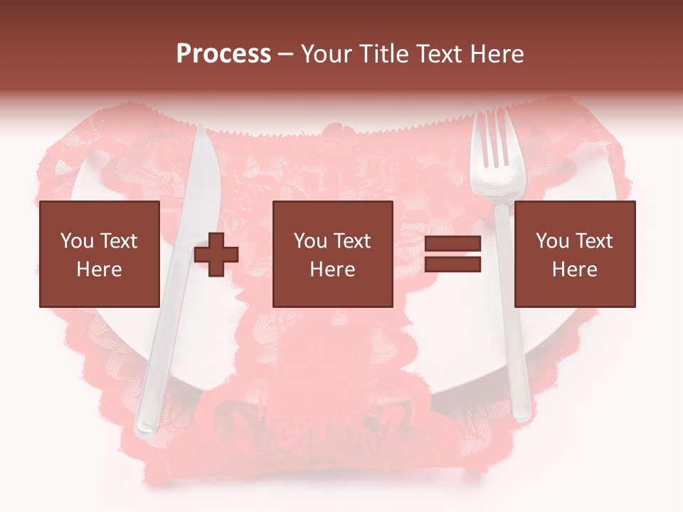 Panties Silk Beautiful PowerPoint Template