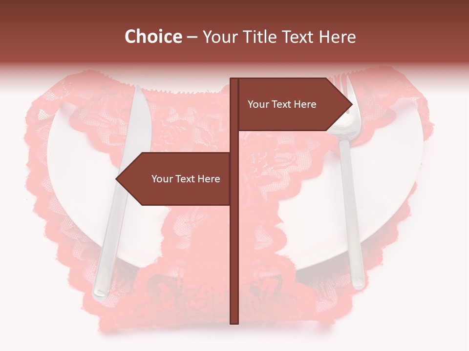 Panties Silk Beautiful PowerPoint Template