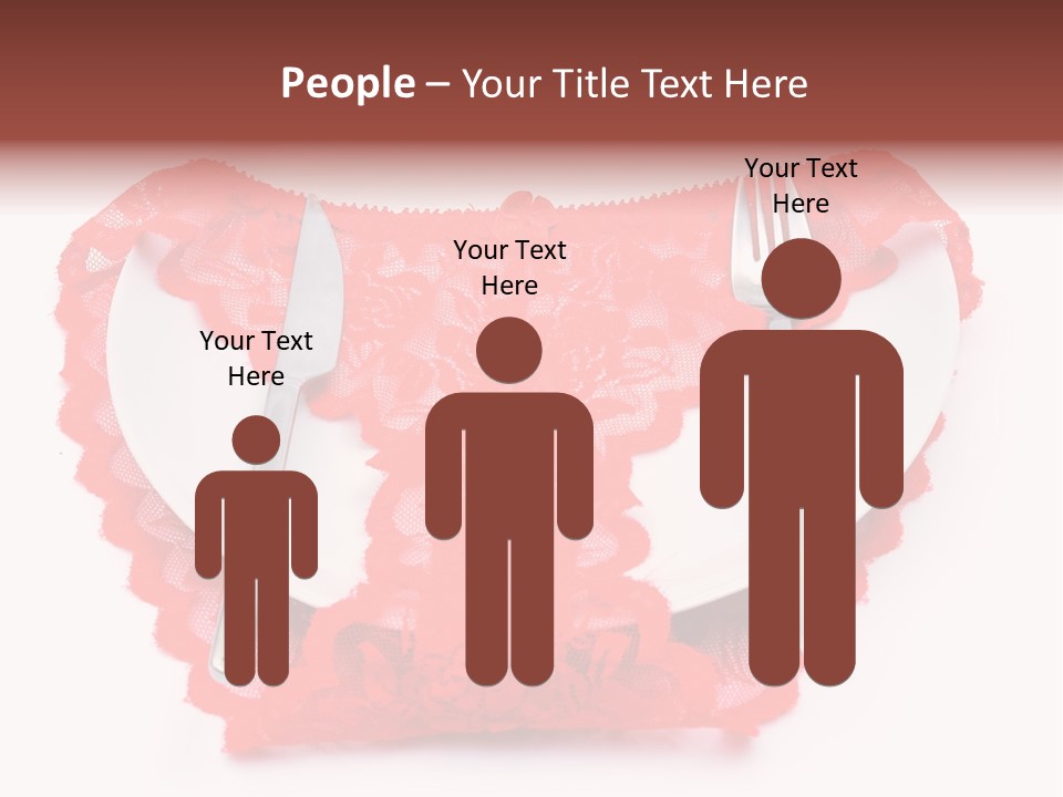 Panties Silk Beautiful PowerPoint Template