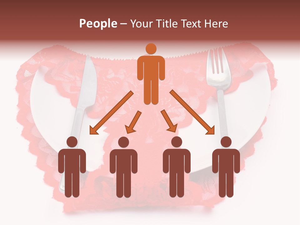 Panties Silk Beautiful PowerPoint Template