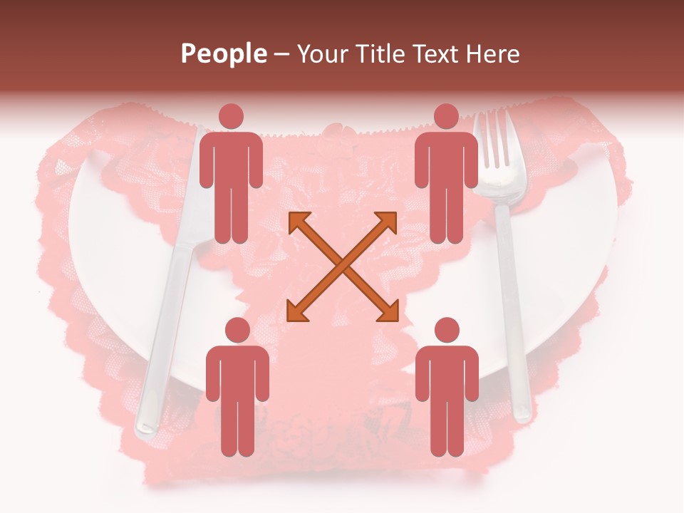 Panties Silk Beautiful PowerPoint Template