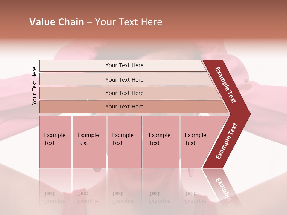White Shock Hair PowerPoint Template