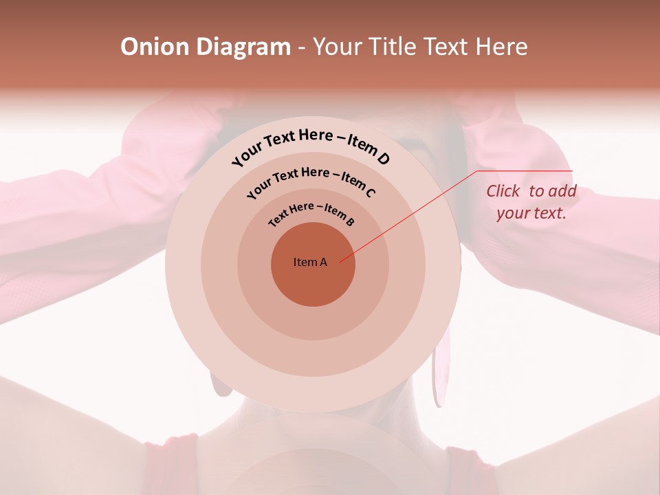 White Shock Hair PowerPoint Template