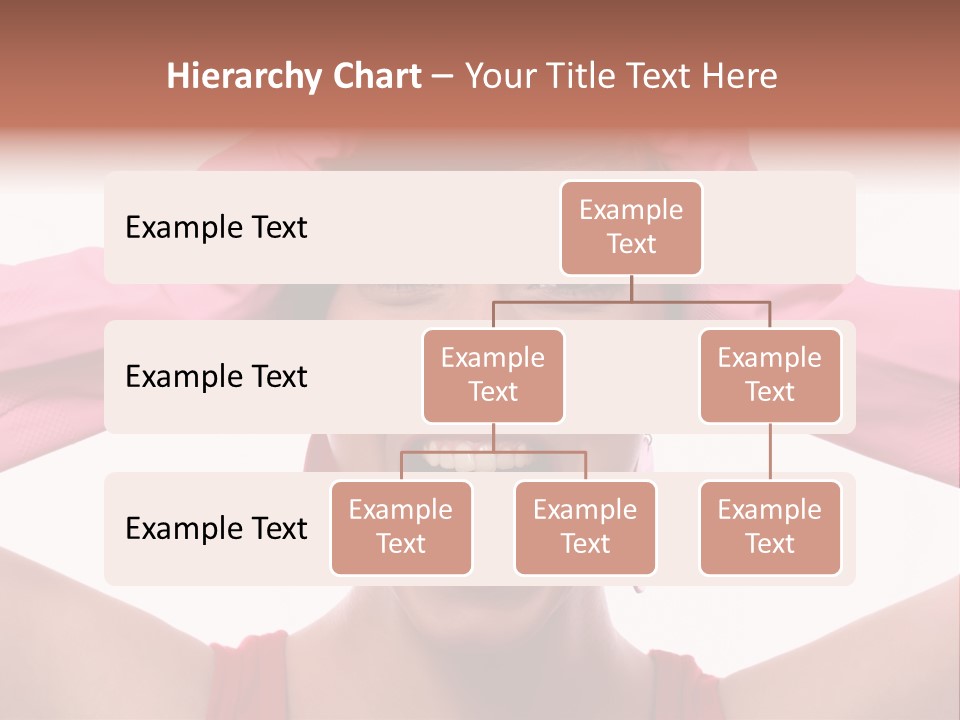 White Shock Hair PowerPoint Template