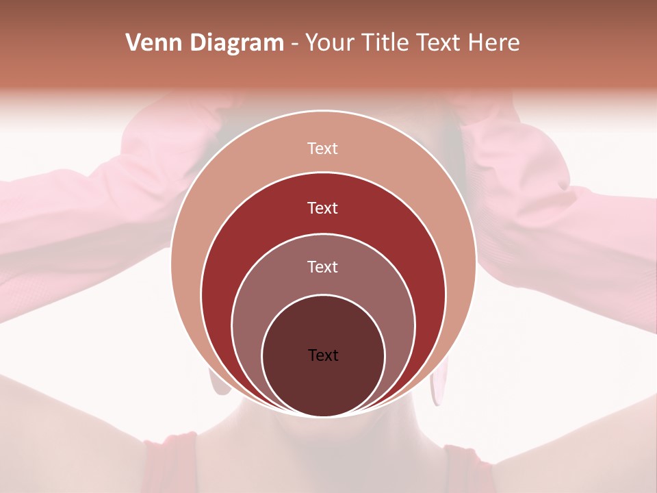 White Shock Hair PowerPoint Template