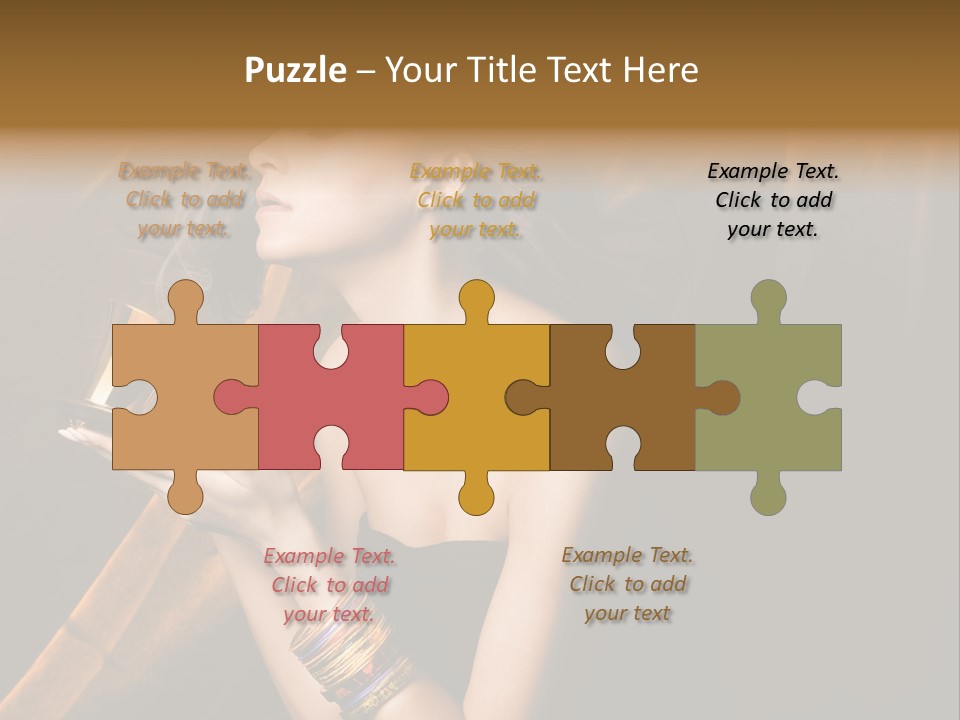 Cafe Refreshing Lips PowerPoint Template