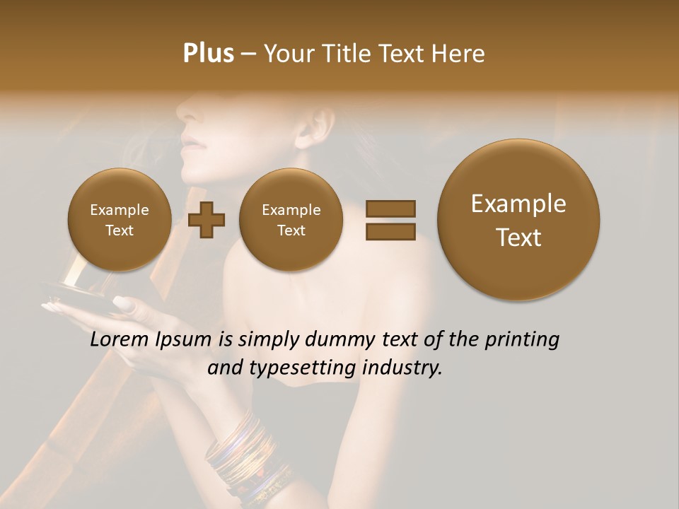 Cafe Refreshing Lips PowerPoint Template