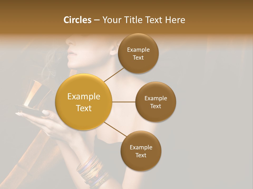 Cafe Refreshing Lips PowerPoint Template