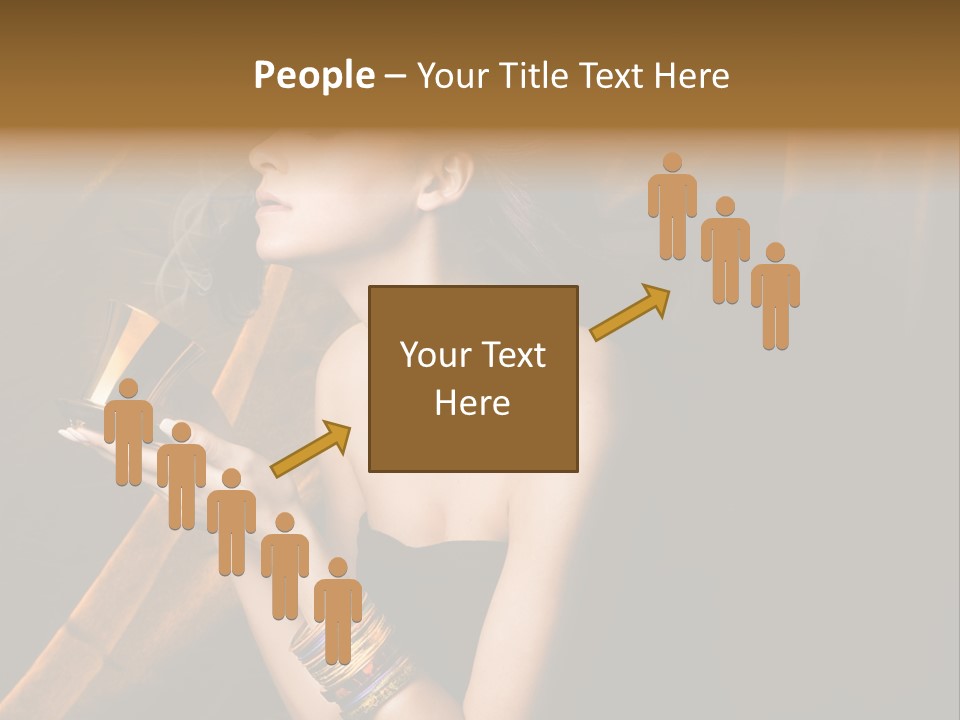 Cafe Refreshing Lips PowerPoint Template