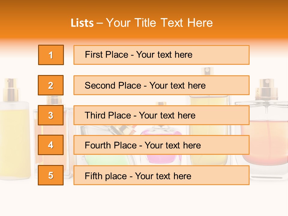 Container Limpid Aroma PowerPoint Template