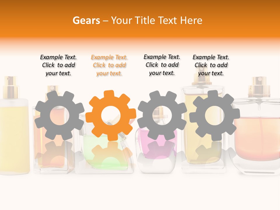 Container Limpid Aroma PowerPoint Template