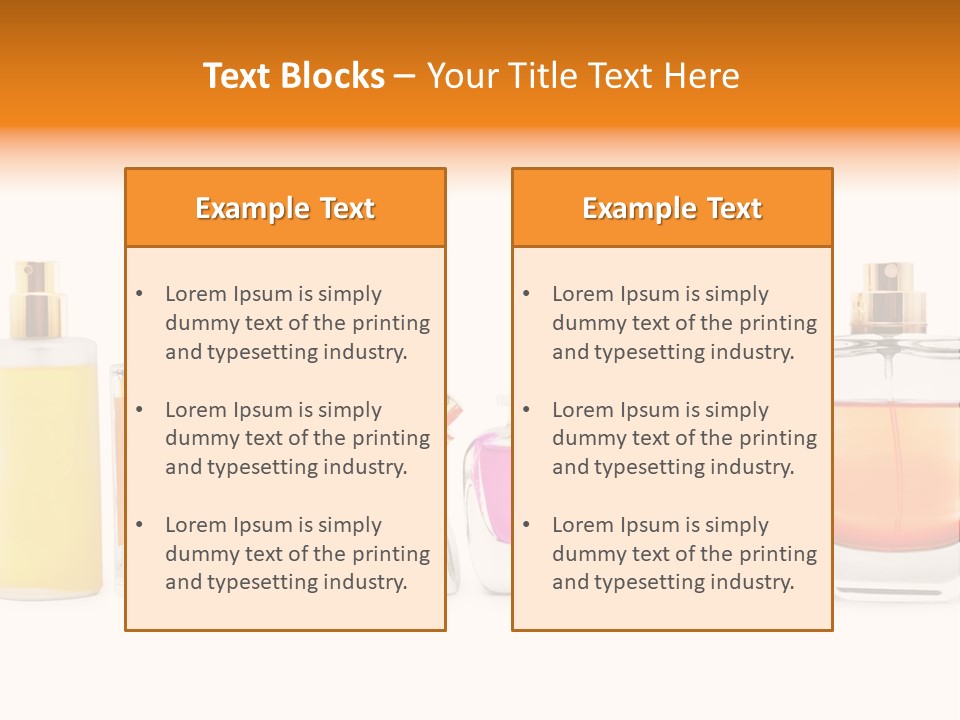 Container Limpid Aroma PowerPoint Template