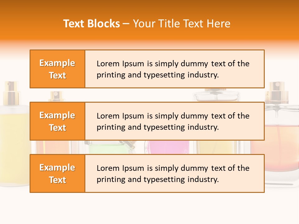 Container Limpid Aroma PowerPoint Template