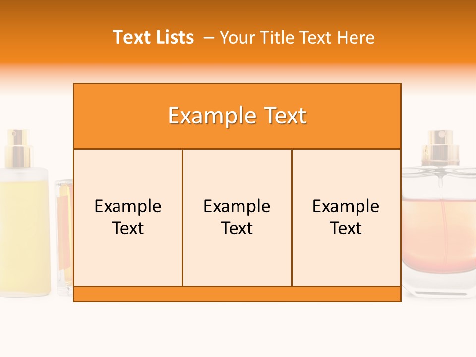 Container Limpid Aroma PowerPoint Template