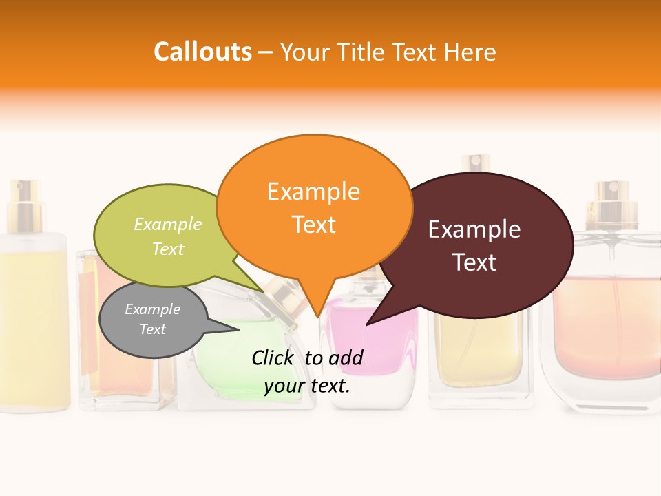 Container Limpid Aroma PowerPoint Template