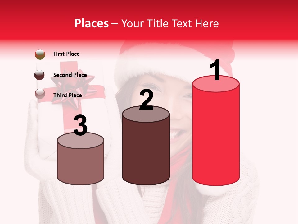 Chinese Person Happy PowerPoint Template