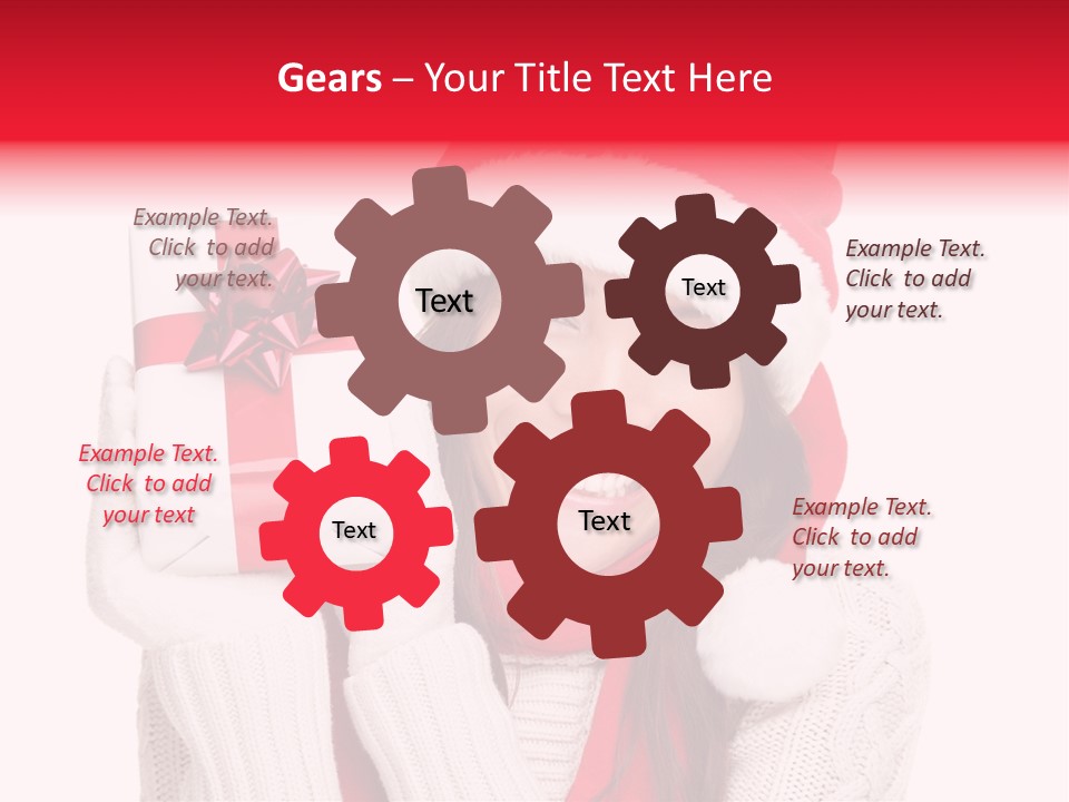 Chinese Person Happy PowerPoint Template