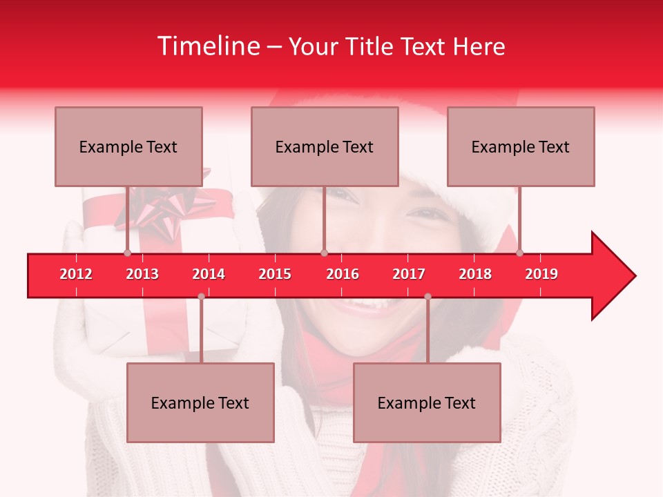 Chinese Person Happy PowerPoint Template