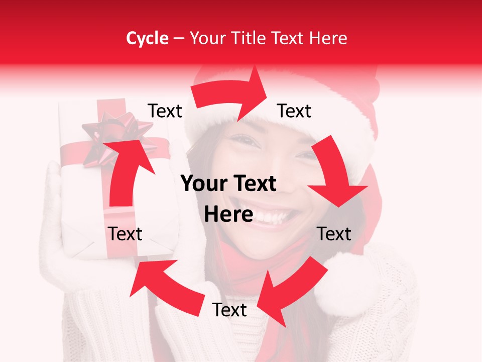 Chinese Person Happy PowerPoint Template