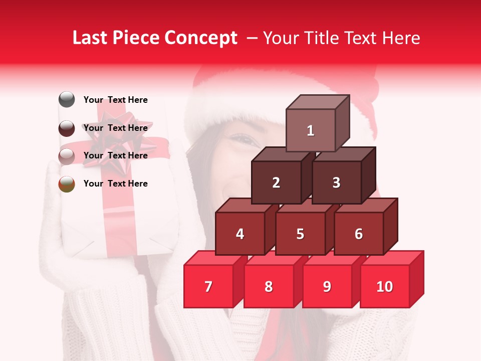 Chinese Person Happy PowerPoint Template