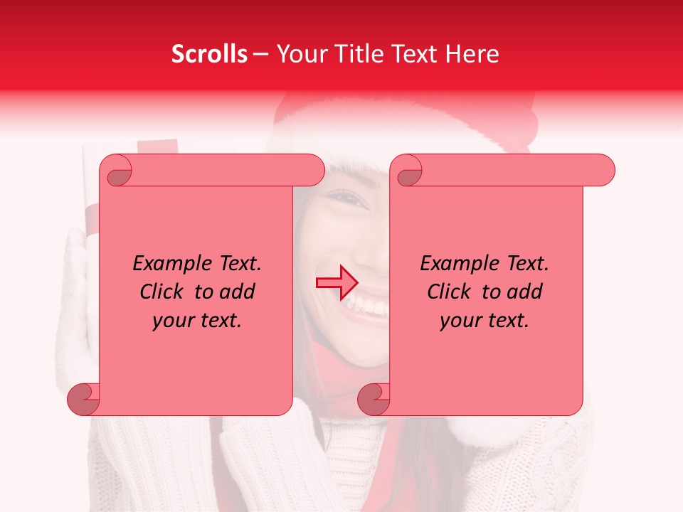 Chinese Person Happy PowerPoint Template