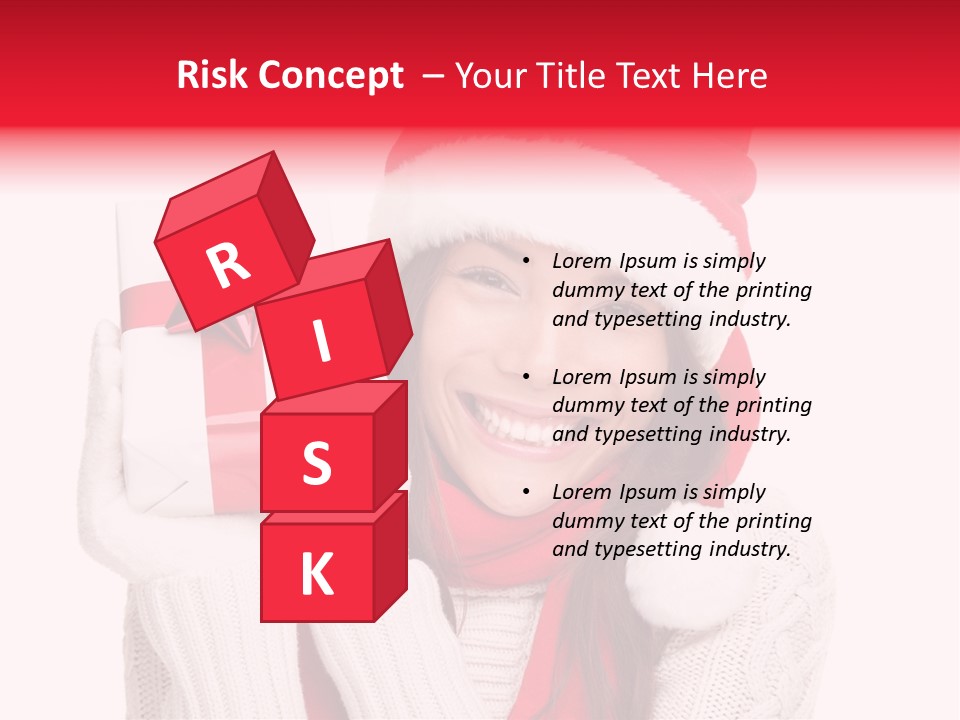 Chinese Person Happy PowerPoint Template