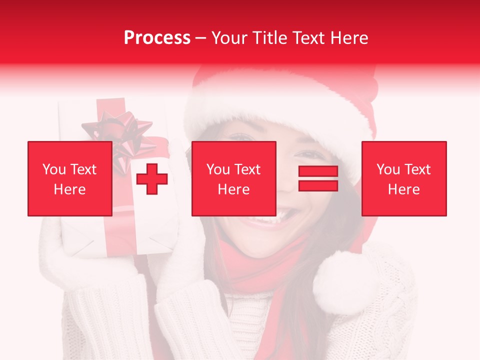 Chinese Person Happy PowerPoint Template