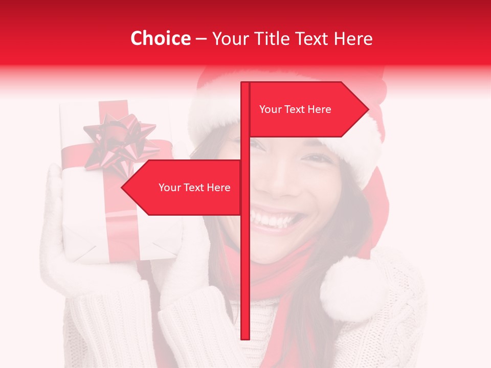 Chinese Person Happy PowerPoint Template