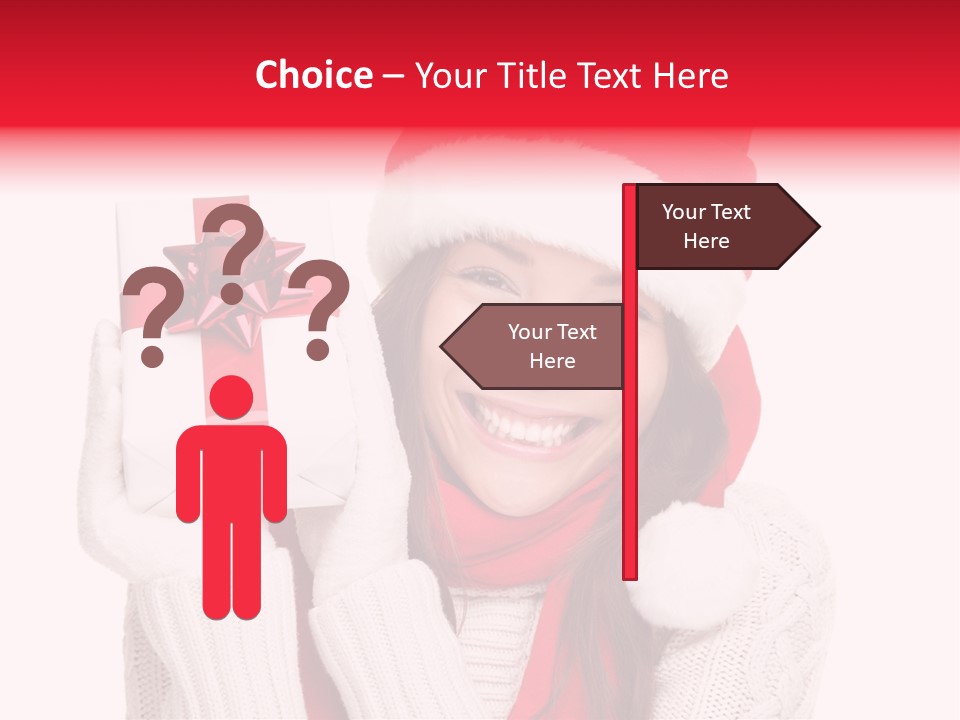 Chinese Person Happy PowerPoint Template