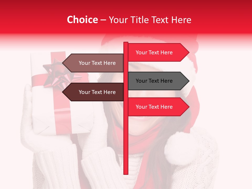 Chinese Person Happy PowerPoint Template