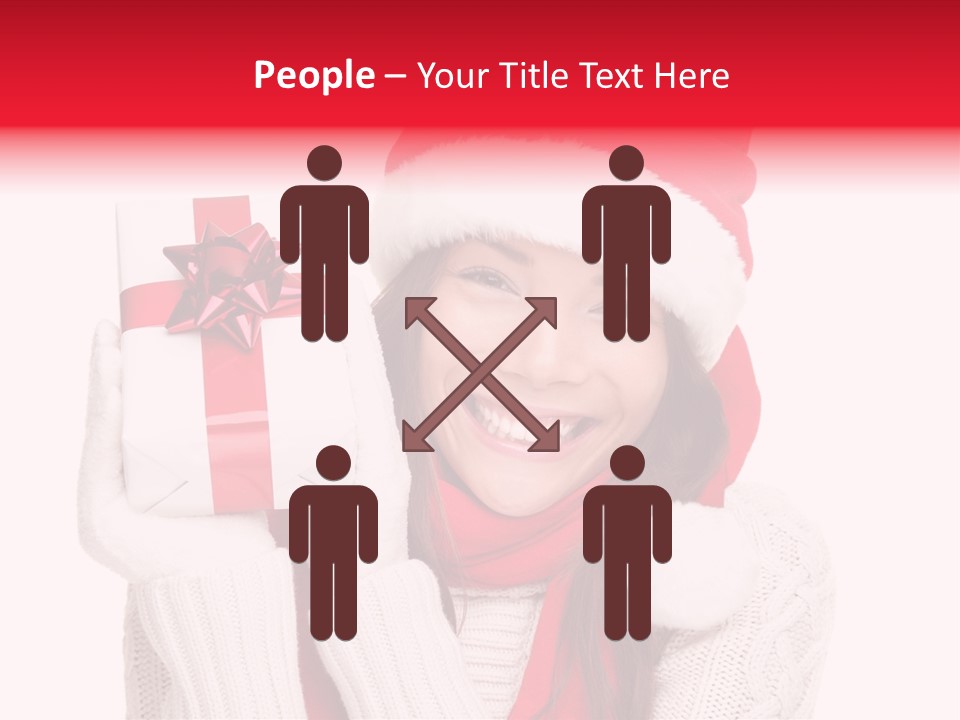 Chinese Person Happy PowerPoint Template