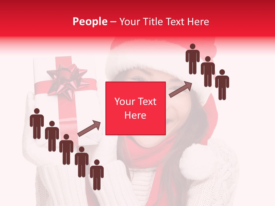 Chinese Person Happy PowerPoint Template