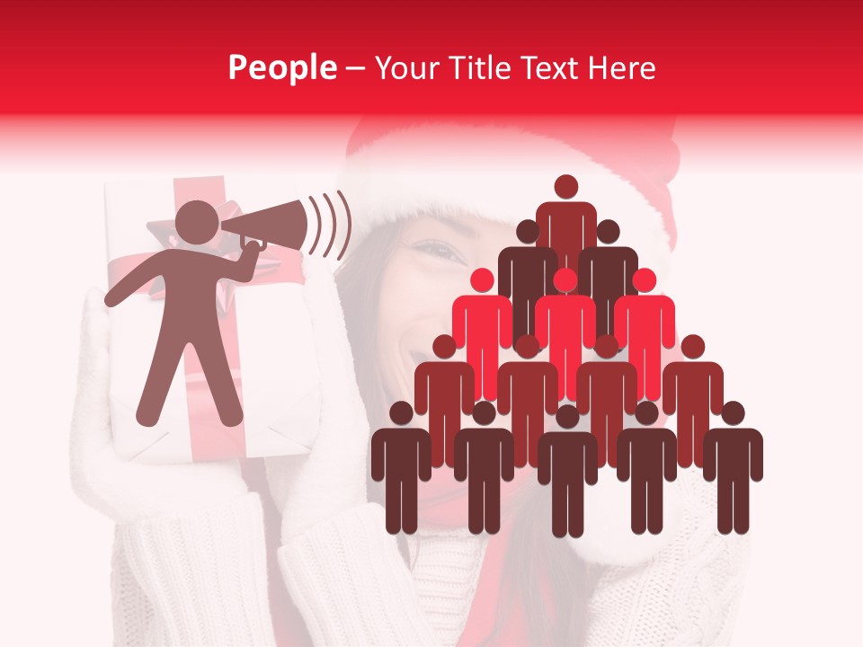 Chinese Person Happy PowerPoint Template