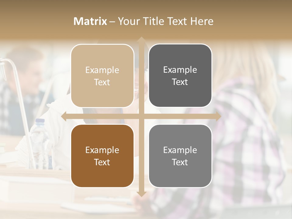 Study Young Female PowerPoint Template