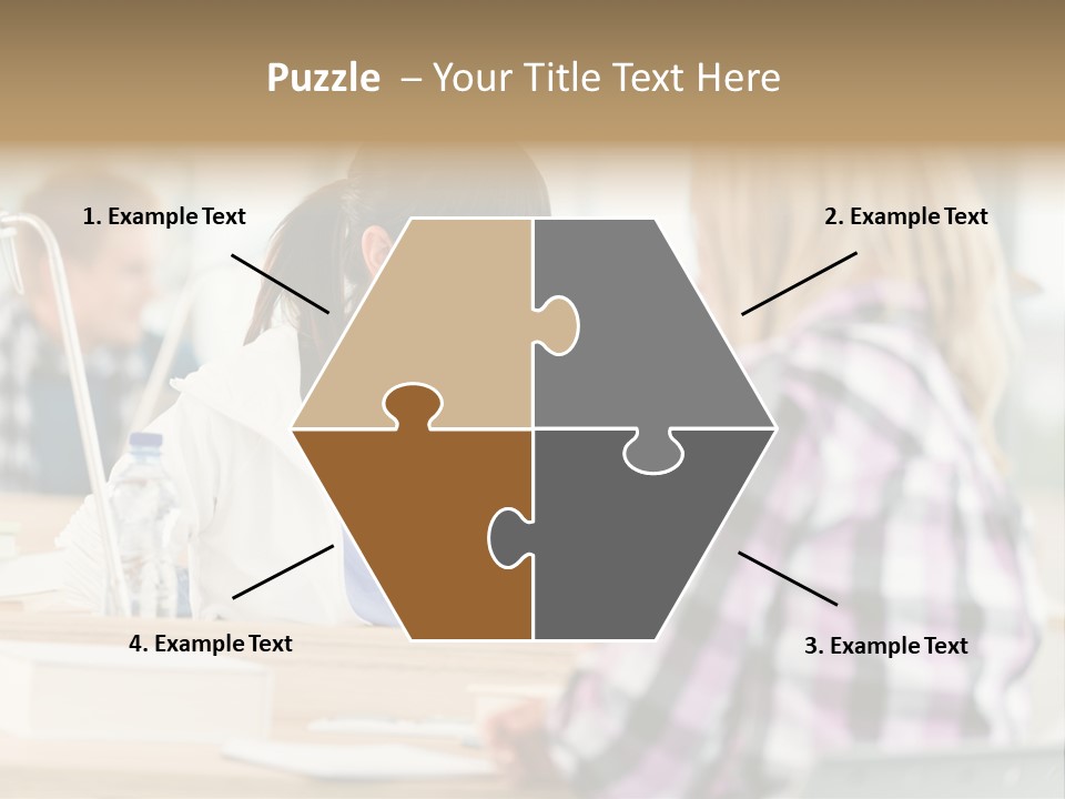 Study Young Female PowerPoint Template