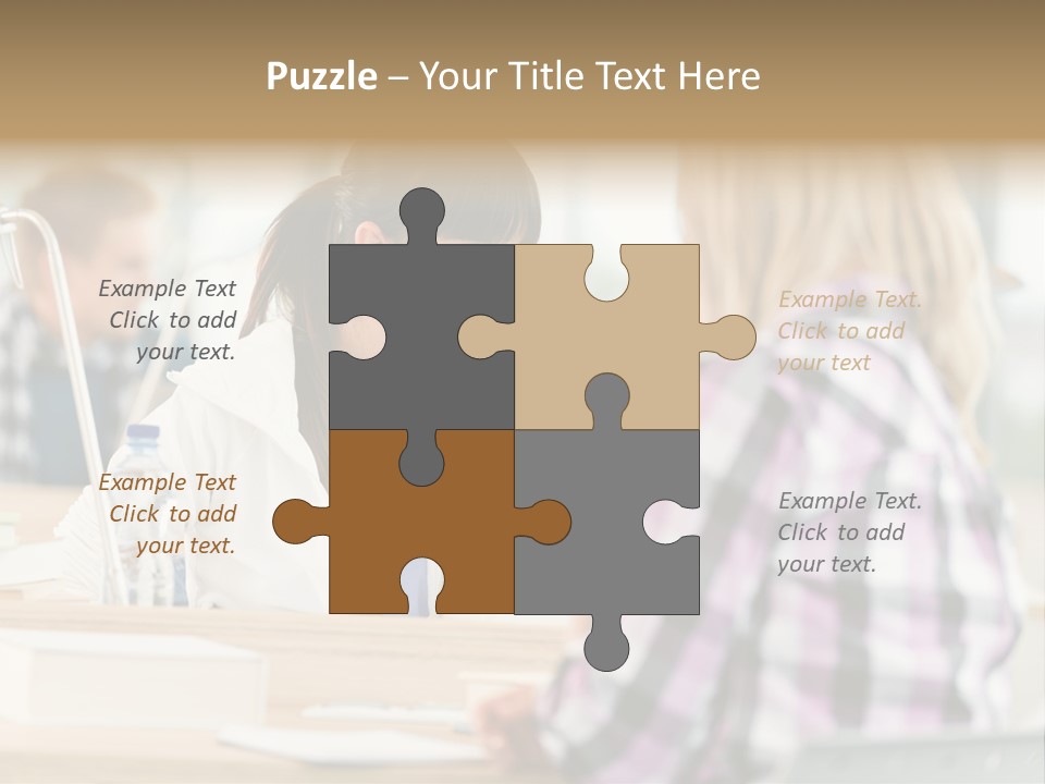 Study Young Female PowerPoint Template