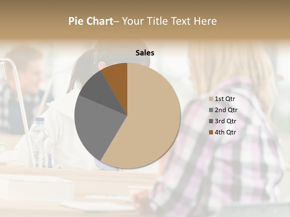 Study Young Female PowerPoint Template