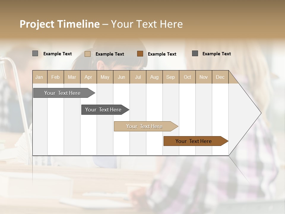 Study Young Female PowerPoint Template